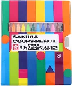 サクラクレパス クーピー ペンシル 12色