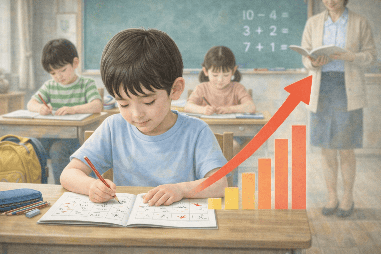 小1で家庭学習をしないと差がつく？