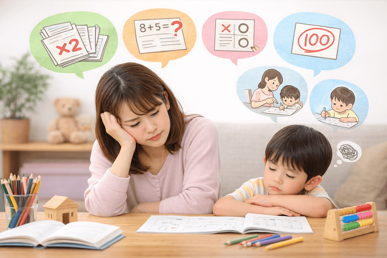 未就学児の家庭学習でやってはいけない5つのこと