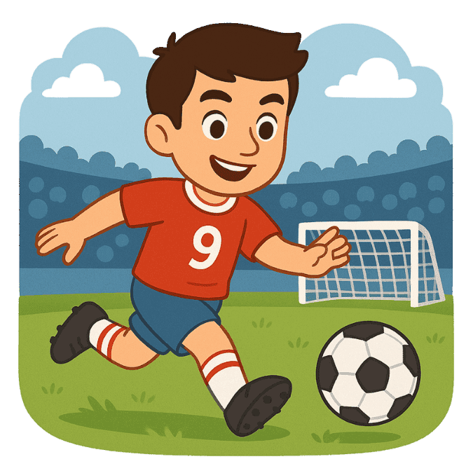 サッカーせんしゅの画像